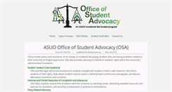 Desktop Screenshot of officeofstudentadvocacy.org